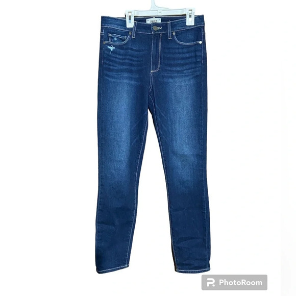 PAIGE Hoxten Ankle Distressed Pockets Size 28 - Picture 1 of 5